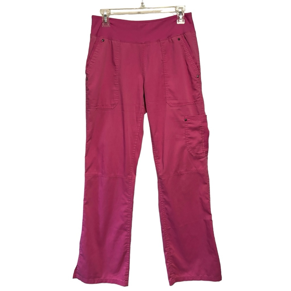 Healing hands purple label pink tori yoga scrub pants Small